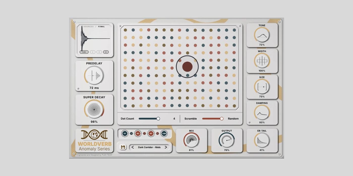 Pleatech Audio offers WorldVerb reverb plugin for FREE (Windows)