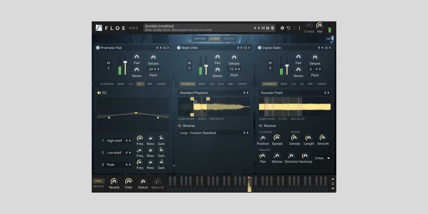 FrozenPlain updates Floe, its FREE sample library player