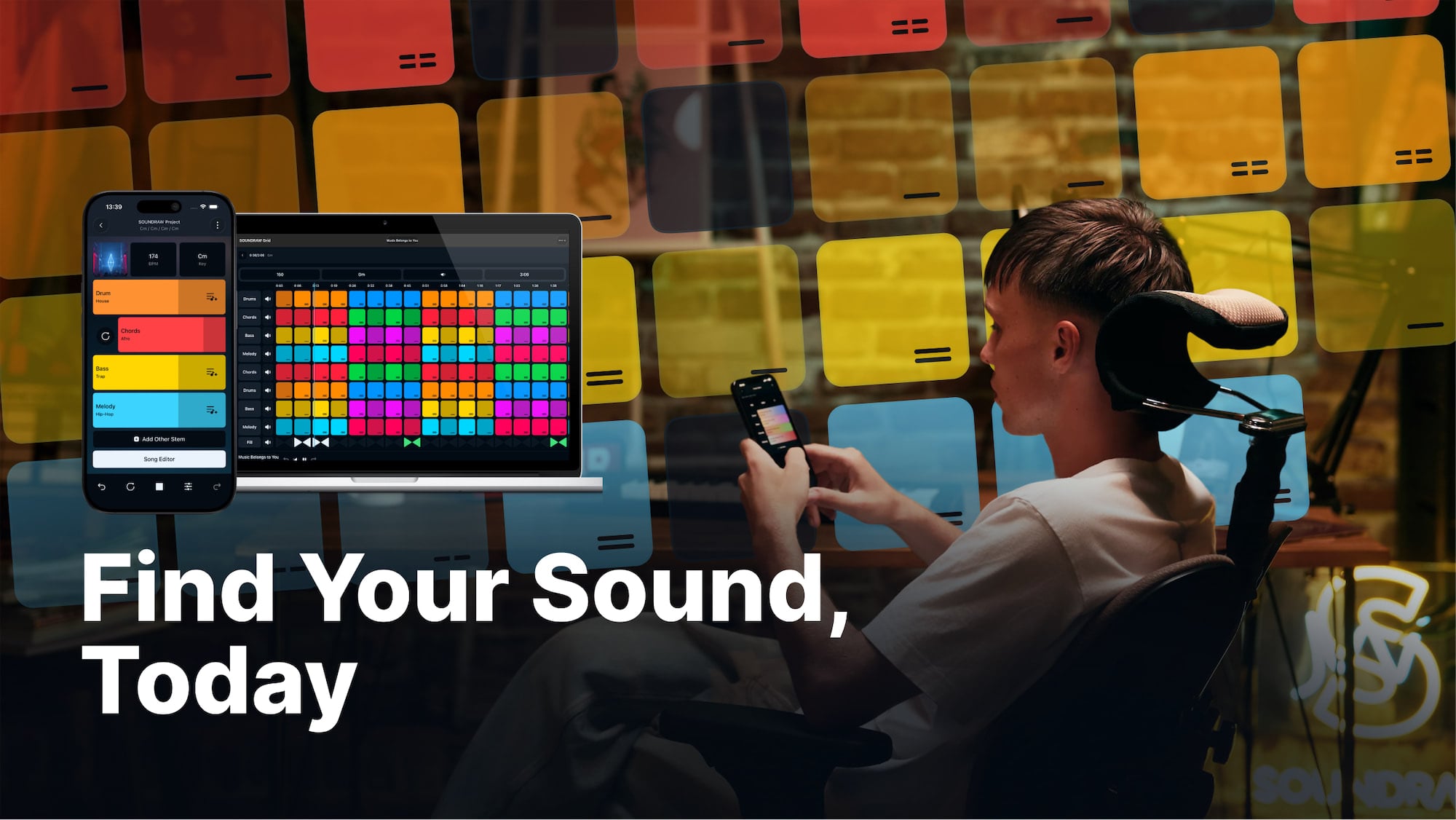 SOUNDRAW Grid lets you build your own samples (free tier + BPB discount)