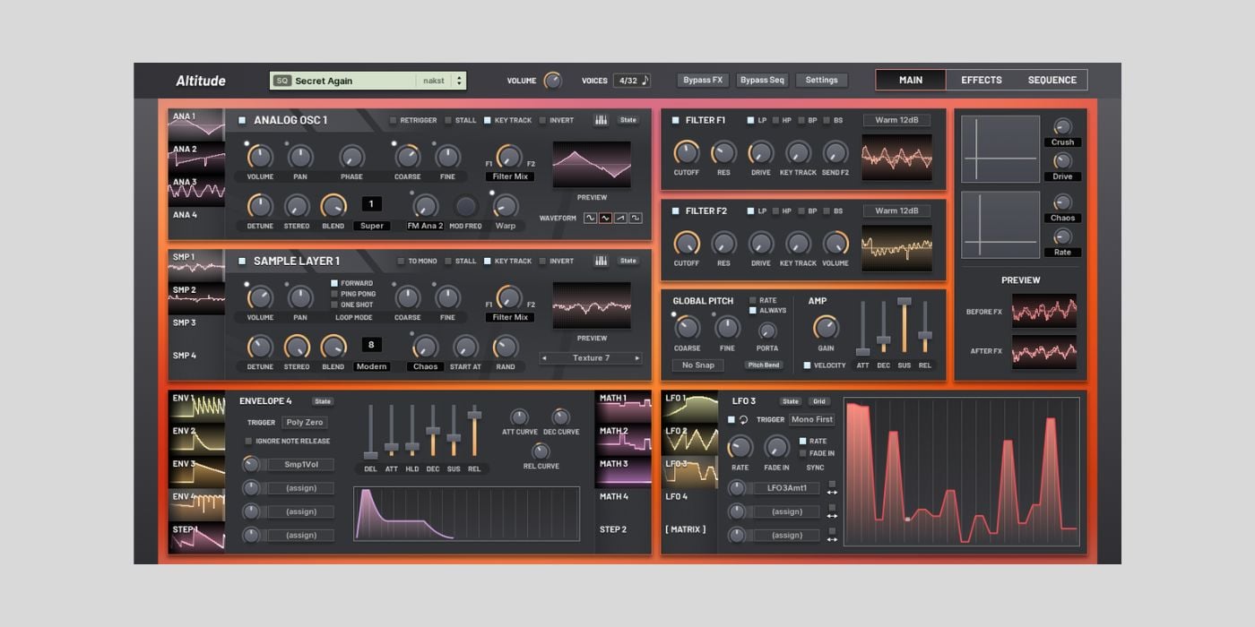 Nakst’s Altitude hybrid synthesis workstation is now freeware