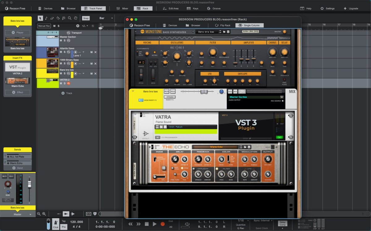 Modulation Rack Reason Free puts 15 legendary Reason devices inside your DAW for FREE ...