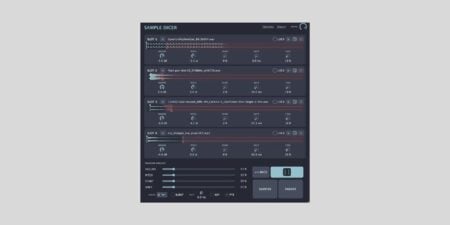 Sample Dicer is a FREE four-layer one-shot sampler for macOS and Windows Sample Dicer