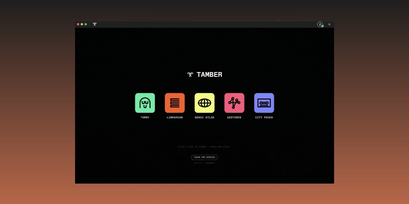 Tamber 2.0 adds gesture control, natural-language DAW tools, and Windows support