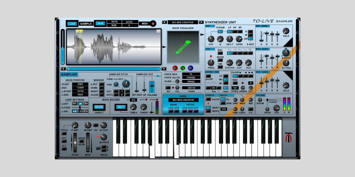 TubeOhm releases TO-Sampler, a FREE SynthEdit sampler for Windows