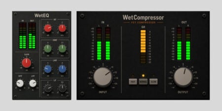 WET VST releases FREE WetEQ and WetCompressor analog-style plugins WetEQ and WetCompressor