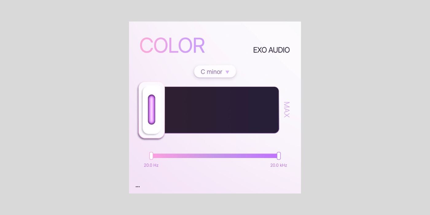 Exo Audio releases COLOR, a FREE one-knob harmonizer for macOS and Windows