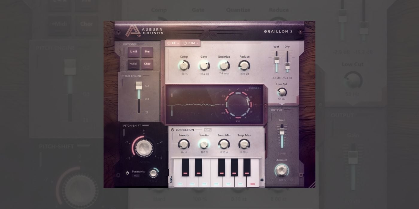 Auburn Sounds Graillon 3 Free Edition, free pitch correction interface