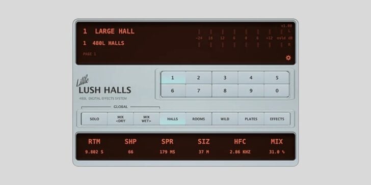 Get NOS Audio Little Lush Halls reverb FREE for a limited time NOS Audio Little Lush Halls