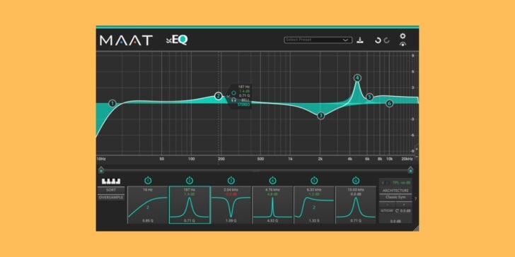 MAAT SantaCruzEQ6 analog-style equalizer is $39 (80% OFF) MAAT SantaCruzEQ6
