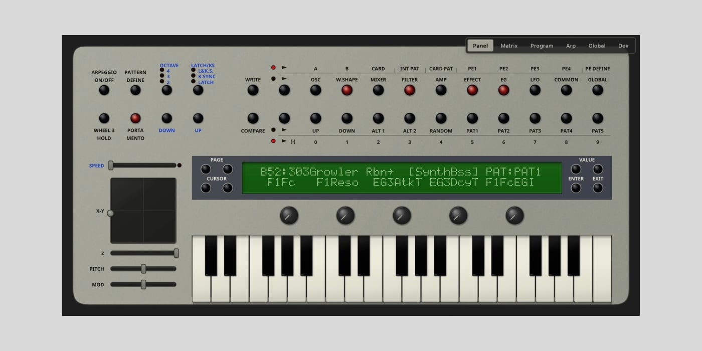 This FREE Korg Prophecy emulator lets you sound like The Prodigy