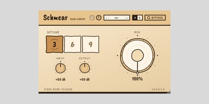 Pizza Bagel Plugins releases Schmear vocal widener FREE Pizza Bagel Plugins Schmear