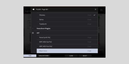 Run native VST2 plugins on first-generation Akai MPC/Force standalone units
