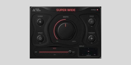 Plea Tech releases Super Wide, a FREE stereo widening plugin for Windows Plea Tech Super Wide